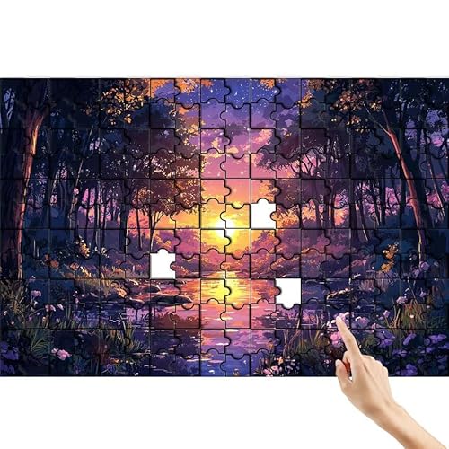 Wald Puzzle 1000 Teile Erwachsene, Sonnenuntergang Klassische Puzzles Bastelset Erwachsene, Buntes Lustiges Lernspiele, Herausforderung Spielzeug mit Box für Home Wall Decor Geschenke für Männer O-3 Wald Puzzle 1000 Teile Erwachsene, Sonnenuntergang Klassische Puzzles Bastelset Erwachsene, Buntes Lustiges Lernspiele, Herausforderung Spielzeug mit Box für Home Wall Decor Geschenke für Männer O-3 von Feionnug