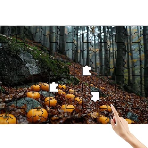 Wald Puzzle 140 Teile Erwachsene, Kürbis Klassische Puzzles Bastelset Erwachsene, Buntes und Lustiges Lernspiele Set, Herausforderung Spielzeug mit Box für Home Wall Decor, Geschenke für Männer X-1 Wald Puzzle 140 Teile Erwachsene, Kürbis Klassische Puzzles Bastelset Erwachsene, Buntes und Lustiges Lernspiele Set, Herausforderung Spielzeug mit Box für Home Wall Decor, Geschenke für Männer X-1 von Feionnug
