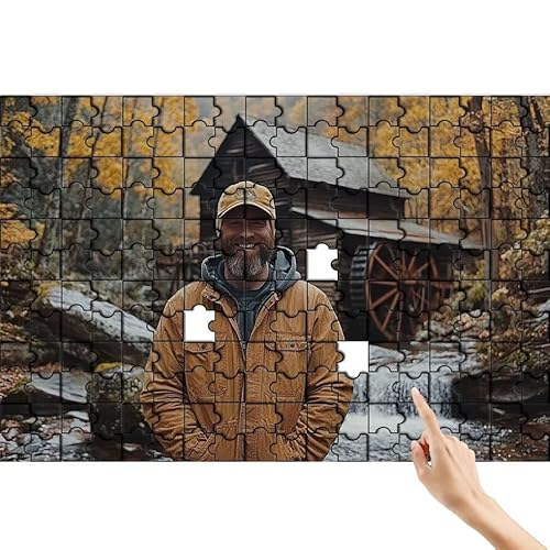 Wald Puzzle 300 Teile Erwachsene, Mann Klassische Puzzles Bastelset Erwachsene, Buntes und Lustiges Lernspiele Set, Herausforderung Spielzeug mit Box für Home Wall Decor, Geschenke für Männer U-2 von Feionnug