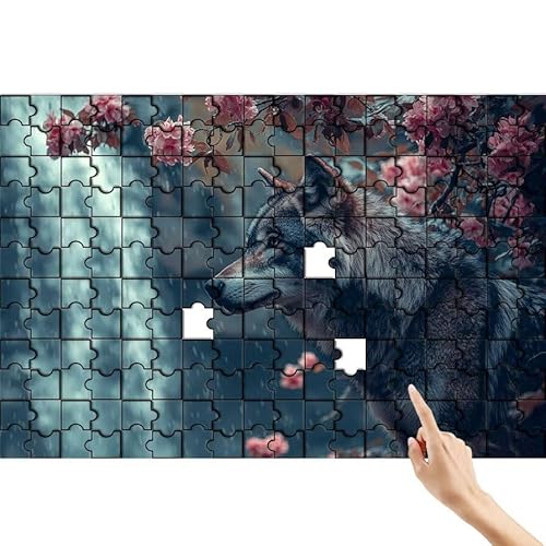 Wolf Puzzle 1000 Teile Erwachsene, Tier Klassische Puzzles Bastelset Erwachsene, Buntes und Lustiges Lernspiele Set, Herausforderung Spielzeug mit Box für Home Wall Decor, Geschenke für Männer B-0 Wolf Puzzle 1000 Teile Erwachsene, Tier Klassische Puzzles Bastelset Erwachsene, Buntes und Lustiges Lernspiele Set, Herausforderung Spielzeug mit Box für Home Wall Decor, Geschenke für Männer B-0 von Feionnug