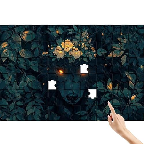 Wolf Puzzle 500 Teile Erwachsene, Cool Klassische Puzzles Bastelset Erwachsene, Buntes und Lustiges Lernspiele Set, Herausforderung Spielzeug mit Box für Home Wall Decor, Geschenke für Männer W-3 von Feionnug