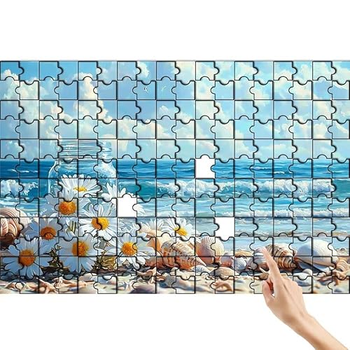 Wolke Puzzle 500 Teile Erwachsene, Gänseblümchen Klassische Puzzles Bastelset Erwachsene, Buntes und Lustiges Lernspiele, Herausforderung Spielzeug mit Box für Home Wall Decor Geschenke für Männer G-1 von Feionnug