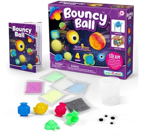 Flummi Selber Machen Set für Kinder-Bälle selber Machen-Fun Science Bunte Flummi Power,Coole Farbmuster selber Mixen,Aktivität Experimentierset für Kindergeburtstag ab 8 Jahre Flummi Selber Machen Set für Kinder-Bälle selber Machen-Fun Science Bunte Flummi Power,Coole Farbmuster selber Mixen,Aktivität Experimentierset für Kindergeburtstag ab 8 Jahre von Feirdhoo