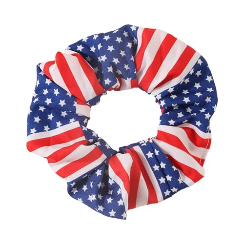 Feizikaw Haar Clips Damen Gestreiftes Stoff-Dickdarm-Haarband, festliches Haar-Accessoire (A, 10X10X1cm) von Feizikaw
