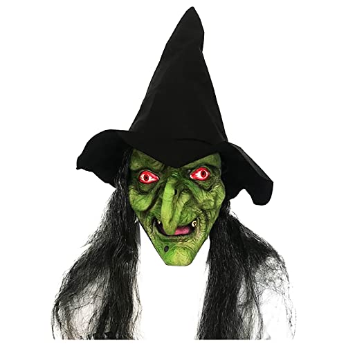 Feizikaw Halloween Maske Erwachsene Halloween Kopfbedeckungen Zwangsstreich Lustige Kopfbedeckungen Eye Head Covers Holiday Party Dress Up (Multicolor, One Size) von Feizikaw