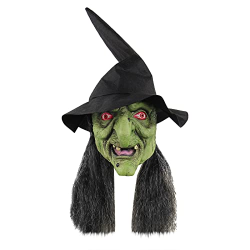Feizikaw Halloween Masken Halloween Facemark Kopfbedeckungen Zwang Lustige Kopfbedeckungen Eye Head Covers Holiday Party Dress Up (A, One Size) von Feizikaw