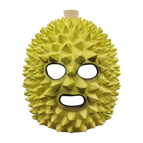 Feizikaw Halloween-Party-Masken Durian Halloween Kostüm Lustiges Cosplay Vollkopf Blau (B-Yellow, 25.5X32.5X12cm) von Feizikaw
