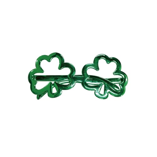 Feizikaw Party Accessoires Lustig Galvanisierte S Hamrock-Gläser mit Patrick's Day-Motiv (Green, 20x12cm) von Feizikaw