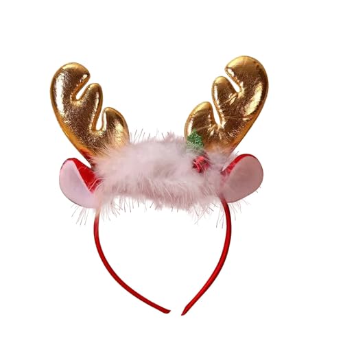 Feizikaw Spangen Haare Weihnachtsmütze, Stirnband, exquisiter süßer Haarreif, Kopfbedeckung, Zubehör, Stechpalmennadel, Pailletten, Weihnachtsferien, Party, Kostüm, Hut, glänzend, Frohe (A, One Size) Feizikaw Spangen Haare Weihnachtsmütze, Stirnband, exquisiter süßer Haarreif, Kopfbedeckung, Zubehör, Stechpalmennadel, Pailletten, Weihnachtsferien, Party, Kostüm, Hut, glänzend, Frohe (A, One Size) von Feizikaw
