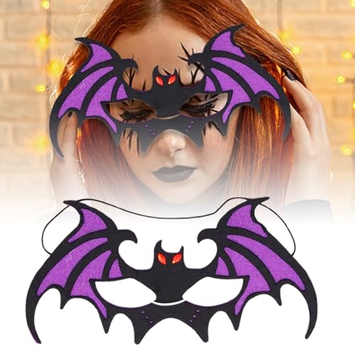 Halloween Maske Plastik Spielzeug für Halloween-Dekorationen. Lustiges Spielzubehör für drinnen und draußen. Für Kinder ab 8 Jahren. Kunststoffdesign mit einzigartigem Aussehen. (C, One Size) von Feizikaw