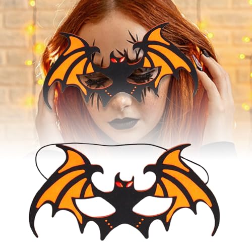 Halloween Maske Spielzeug für Halloween-Dekorationen. Lustiges Spielzubehör für drinnen und draußen. Für Kinder ab 8 Jahren. Kunststoffdesign mit einzigartigem Aussehen. (B #4, One Size) von Feizikaw