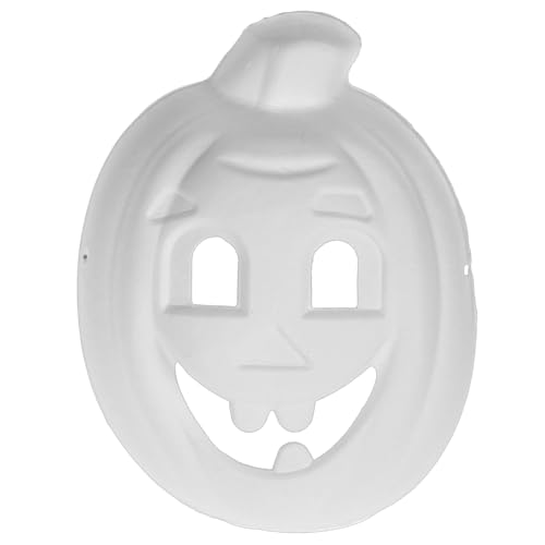 Haloween Maske DIY Blank für künstlerische Projekte Halloween Maskerade Partys Cosplay Party Weiß Frauen Männer Weißes Gesicht Cosplay Blank Festivals Party MouldRequisiten Kürbis für (White, 22x18cm) Haloween Maske DIY Blank für künstlerische Projekte Halloween Maskerade Partys Cosplay Party Weiß Frauen Männer Weißes Gesicht Cosplay Blank Festivals Party MouldRequisiten Kürbis für (White, 22x18cm) von Feizikaw