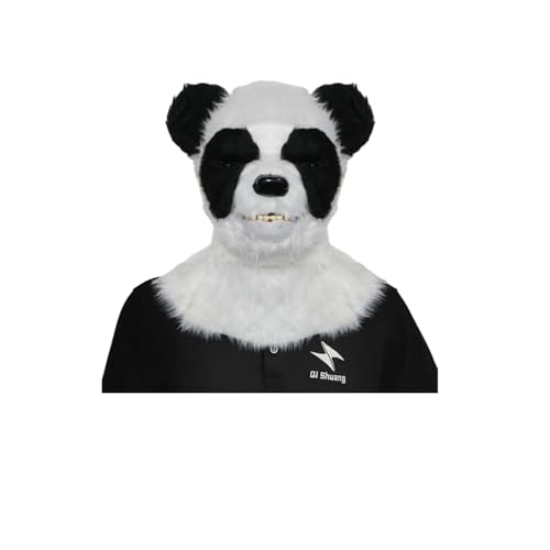 Totenkopf-Maske Lassen Sie es mit unserem trendigen Tier krachen – die Wahl für Festivals, Themenveranstaltungen und Kostümabenteuer!2 (Black-5, 25cm) von Feizikaw