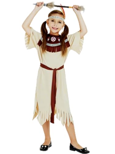 Family Indigenous Savage Costume Creative Halloween Cosplay Matching Outfit for Masquerade Party (A-Brown Girls, XXL) von Felcia