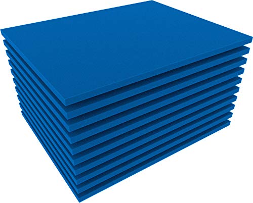Feldherr FS010Bblue10 10 Stück 345 mm x 275 mm x 10 mm Schaumstoffzuschnitt kompatibel mit Shadowboard blau von Feldherr