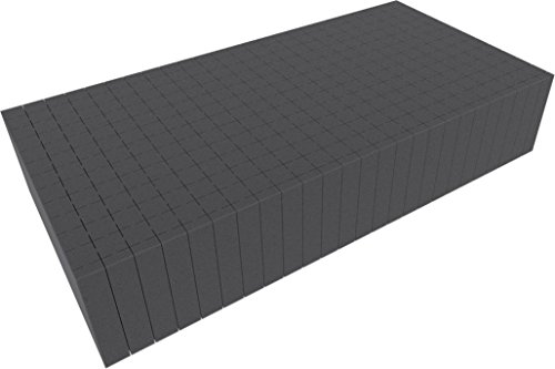 Feldherr 500 mm x 250 mm x 100 mm Rasterschaumstoff Würfelschaum - Rasterweite 20 mm von Feldherr