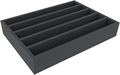 DDMFMN065BO 360 mm x 260 mm x 65 mm Schaumstoffeinlage mit 5 Fächern von Feldherr