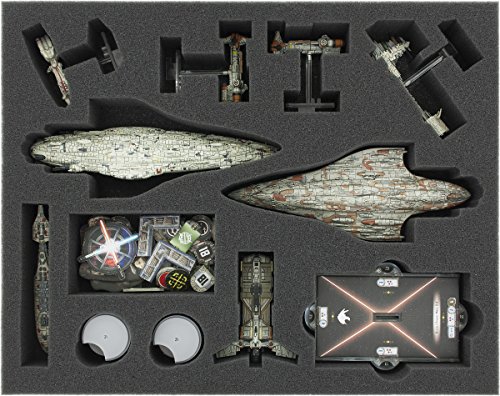FSKS045BO 45 mm Full-Size Schaumstoffeinlage kompatibel mit Star Wars Armada: Rebellen FSKS045BO 45 mm Full-Size Schaumstoffeinlage kompatibel mit Star Wars Armada: Rebellen von Feldherr
