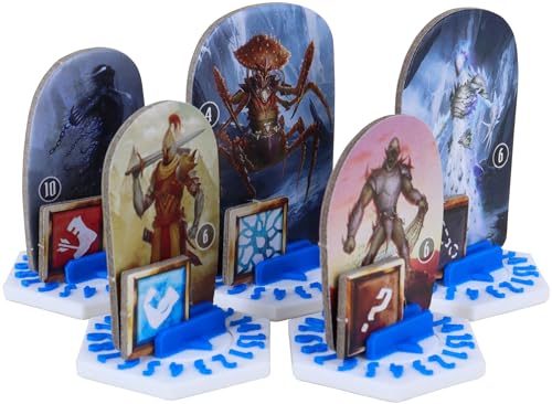 Feldherr 10er Set Dial Bases für Gloomhaven + Frosthaven + Gloomhaven: Die Pranken des Löwen Multicolor, Farbe:White Blue Feldherr 10er Set Dial Bases für Gloomhaven + Frosthaven + Gloomhaven: Die Pranken des Löwen Multicolor, Farbe:White Blue von Feldherr