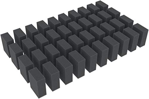 Feldherr 40 Distanzstücke Schaumstoffquader Schaumstoffblöcke 40 mm x 30 mm x 15 mm HS040A003 von Feldherr
