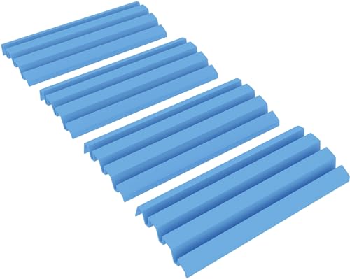 Feldherr 4er Set Ablagebretter aus Kunststoff kompatibel mit Rummikub XXL - 3 Slots - Halterungen - Ablagebretter zum aufbewahren von Rummikub XXL-Steinen, Farbe:Himmelblau Feldherr 4er Set Ablagebretter aus Kunststoff kompatibel mit Rummikub XXL - 3 Slots - Halterungen - Ablagebretter zum aufbewahren von Rummikub XXL-Steinen, Farbe:Himmelblau von Feldherr