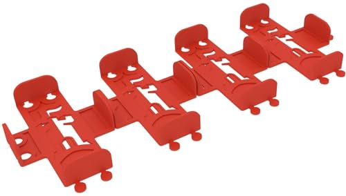 Feldherr 4er Set Kartendeckhalter kompatibel mit Dominion - Ideal für Punktekarten mit Sleeves - Stecksystem für Stabilität - Übersichtliche Anordnung auf dem Spieltisch, Farbe:Kirschrot Feldherr 4er Set Kartendeckhalter kompatibel mit Dominion - Ideal für Punktekarten mit Sleeves - Stecksystem für Stabilität - Übersichtliche Anordnung auf dem Spieltisch, Farbe:Kirschrot von Feldherr