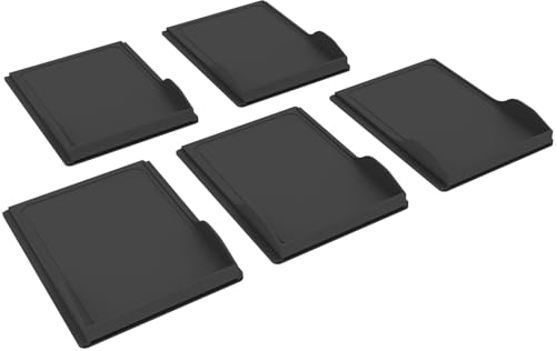 Feldherr 5er Set Kartenhalter kompatibel mit Mischwald Baumkarten - Zubehör Upgrade - Stabiler Kartenhalter mit 4 Schlitzen für zweigeteilte Karten - Einfaches Handling, Farbe:Schwarz Feldherr 5er Set Kartenhalter kompatibel mit Mischwald Baumkarten - Zubehör Upgrade - Stabiler Kartenhalter mit 4 Schlitzen für zweigeteilte Karten - Einfaches Handling, Farbe:Schwarz von Feldherr