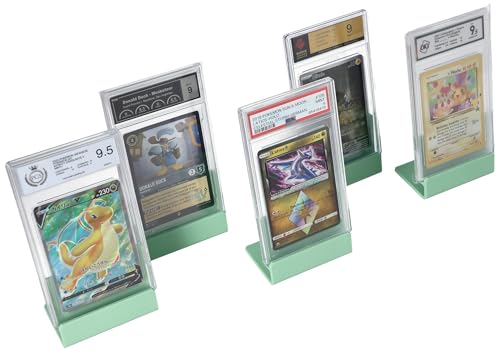 Feldherr 5er Set Kartenständer für Graded Cards - Halter für Sammelkarten in Slabs/Toploader - Für Sportkarten, TCGs und mehr - Stabiler Stand, kompakt und langlebig, Farbe:Mint 100% Recycling Feldherr 5er Set Kartenständer für Graded Cards - Halter für Sammelkarten in Slabs/Toploader - Für Sportkarten, TCGs und mehr - Stabiler Stand, kompakt und langlebig, Farbe:Mint 100% Recycling von Feldherr