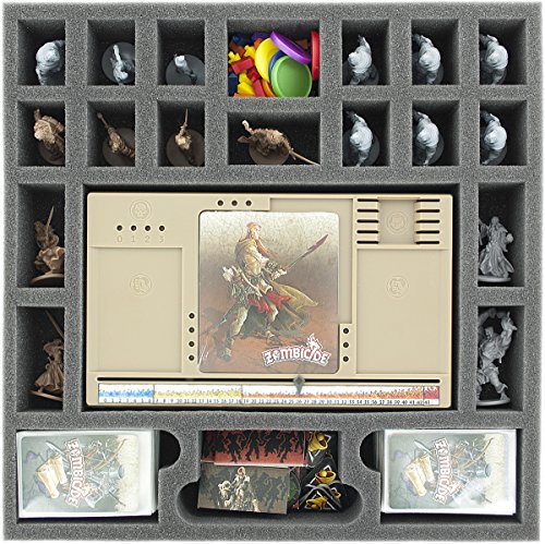Feldherr AG050ZC08 50 mm Schaumstoffeinlage kompatibel mit Zombicide Black Plague von Feldherr