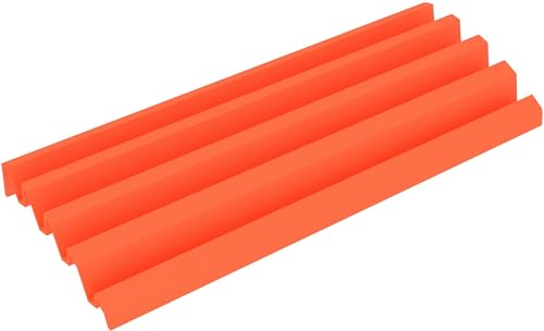 Feldherr Rummikub-Ablagebrett - Orange, 4 Slots, Robuster Kunststoff, 235 mm x 100 mm x 25 mm, Ab 168 Monaten, Brettspiel, 3D gedruckt in Deutschland von Feldherr