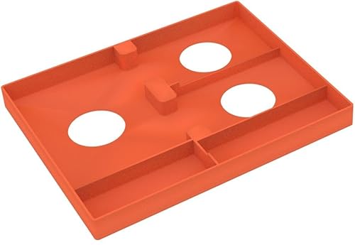 Feldherr Charakterschachtel-Einsatz Set kompatibel mit Gloomhaven: Die Pranken des Löwen - Sortierhilfe zum Aufbewahren von Karten + Zubehör - 3D144Set, Farbe:Orange von Feldherr