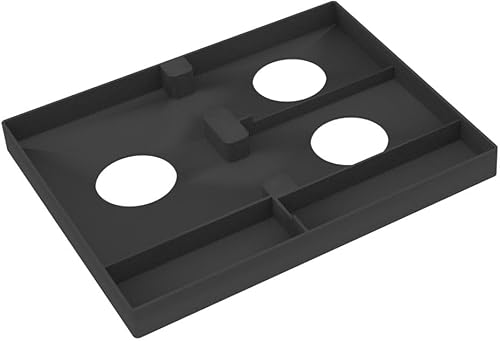 Feldherr Charakterschachtel-Einsatz Set kompatibel mit Gloomhaven: Die Pranken des Löwen - Sortierhilfe zum Aufbewahren von Karten + Zubehör - 3D144Set, Farbe:Schwarz von Feldherr