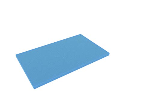 Feldherr DS020Bblue Double-Size 550 mm x 345 mm x 20 mm Shadowboard Schaumstoffboden/Schaumstoffzuschnitt blau von Feldherr