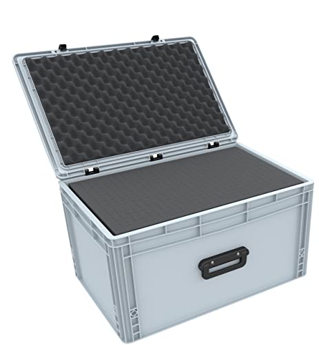 Feldherr ED 64/32 1G Eurobehälter Koffer mit Griff 600 x 400 x 335 mm inklusive Rasterschaumstoff Feldherr ED 64/32 1G Eurobehälter Koffer mit Griff 600 x 400 x 335 mm inklusive Rasterschaumstoff von Feldherr