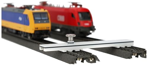 Feldherr Einstellbare H0 Gleisabstandslehre - 26 mm bis 100 mm - Präzises Modellbahn-Werkzeug - Kompakt & Robust - Ideal für perfekte Gleisausrichtung, Farbe:White Black Feldherr Einstellbare H0 Gleisabstandslehre - 26 mm bis 100 mm - Präzises Modellbahn-Werkzeug - Kompakt & Robust - Ideal für perfekte Gleisausrichtung, Farbe:White Black von Feldherr