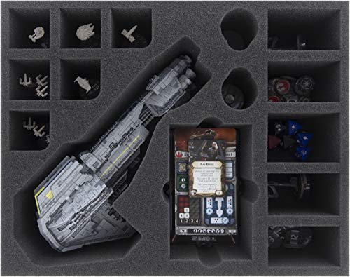 Feldherr FSMEWA090BO Schaumstoffeinlage kompatibel mit Star Wars Armada: Nadiri-Starhawk von Feldherr