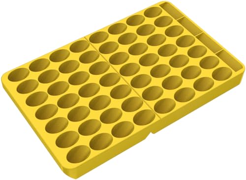 Feldherr Farbhalter kompatibel mit 4l Really Useful Box - 56 Farbfläschchen, Farbe:Gelb, Really Useful Boxes:ohne Box von Feldherr