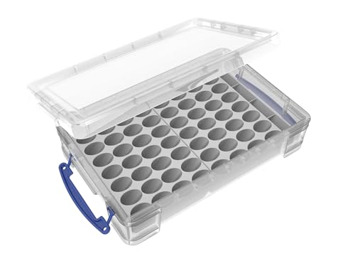 Feldherr Farbhalter kompatibel mit 4l Really Useful Box - 56 Farbfläschchen, Farbe:Grau, Really Useful Boxes:mit 4 l Box Feldherr Farbhalter kompatibel mit 4l Really Useful Box - 56 Farbfläschchen, Farbe:Grau, Really Useful Boxes:mit 4 l Box von Feldherr
