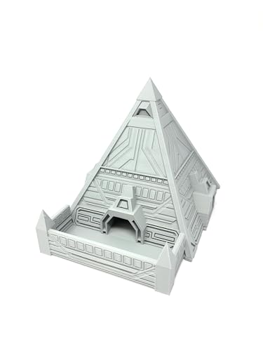 Feldherr Fates End Dice Tower: Alien Pyramid, Farbe:Grau von Feldherr