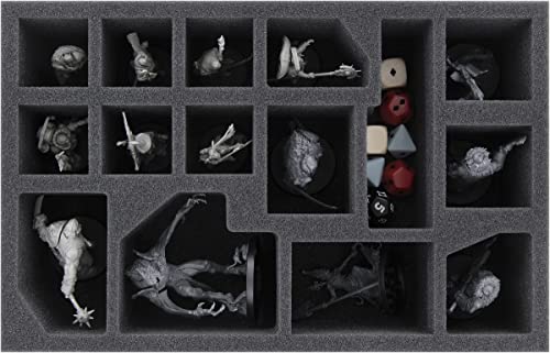 Feldherr GBMFCX070BO Schaumstoffeinlage kompatibel mit Warhammer Quest: Die verfluchte Stadt - Brettspielbox von Feldherr