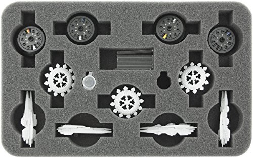 Feldherr HS030DF03 30 mm Half-Size Schaumstoff kompatibel mit Dropfleet Commander - UCM Fregatten und Shaltari Voidgates + GRATIS Dose kompatibel mit Stöpsel Feldherr HS030DF03 30 mm Half-Size Schaumstoff kompatibel mit Dropfleet Commander - UCM Fregatten und Shaltari Voidgates + GRATIS Dose kompatibel mit Stöpsel von Feldherr