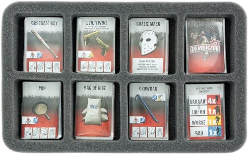 Feldherr HS035ZC01 35 mm Half-Size Schaumstoff kompatibel mit Zombicide Karten und Zubehör Feldherr HS035ZC01 35 mm Half-Size Schaumstoff kompatibel mit Zombicide Karten und Zubehör von Feldherr