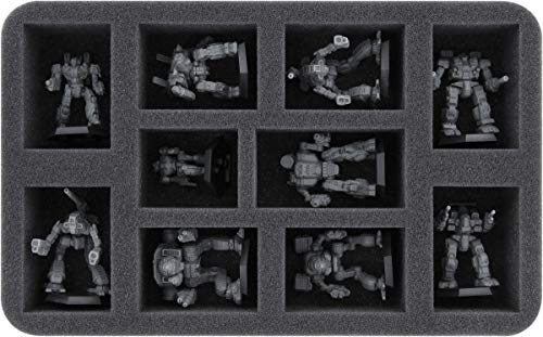 Feldherr HS050A048 Schaumstoffeinlage kompatibel mit BattleTech - 10 Mechs von Feldherr