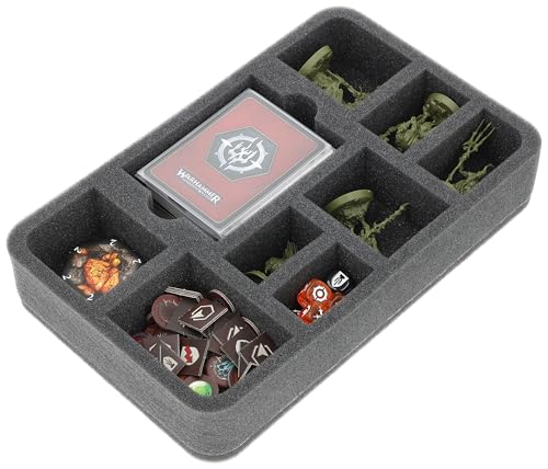 Feldherr HS050A162 Schaumstoffeinlage kompatibel mit Warhammer Underworlds - 9 Fächer von Feldherr
