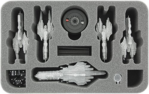 Feldherr HS050DF02 50 mm Half-Size Schaumstoff kompatibel mit Dropfleet Commander - UCM Schlachtschiffe und Kreuzer + GRATIS Dose kompatibel mit Stöpsel Feldherr HS050DF02 50 mm Half-Size Schaumstoff kompatibel mit Dropfleet Commander - UCM Schlachtschiffe und Kreuzer + GRATIS Dose kompatibel mit Stöpsel von Feldherr
