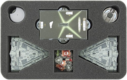 Feldherr HSKK045BO Schaumstoffeinlage kompatibel mit Star Wars Armada Wave 6 Imperial Light Carrier von Feldherr