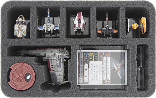 Feldherr HSMEAD070BO 70 mm Schaumstoffeinlage kompatibel mit Star Wars X-Wing B/SF-17 Resistance Bomber (Bomber des Widerstands) von Feldherr