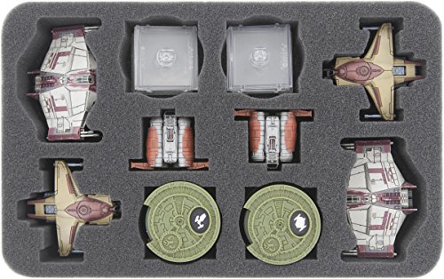 Feldherr HSMEAH040BO 40 mm Schaumstoffeinlage kompatibel mit Star Wars X-Wing Kimogila-Jäger, Scurrg H-6 Bomber und Quadjumper Feldherr HSMEAH040BO 40 mm Schaumstoffeinlage kompatibel mit Star Wars X-Wing Kimogila-Jäger, Scurrg H-6 Bomber und Quadjumper von Feldherr