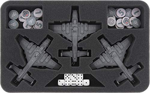 Feldherr HSMERI035BO Schaumstoffeinlage kompatibel mit Aeronautica Imperialis: Imperiale Kriegsflotte - Marauder Bombers/Destroyers von Feldherr