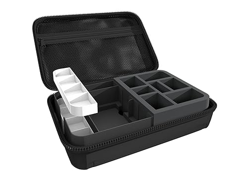 Feldherr Half-Size Case 50 + Schaumstoffeinlage + Organizer Trays kompatibel mit Star Wars: X-Wing - Miniaturen + Spielmaterial von Feldherr